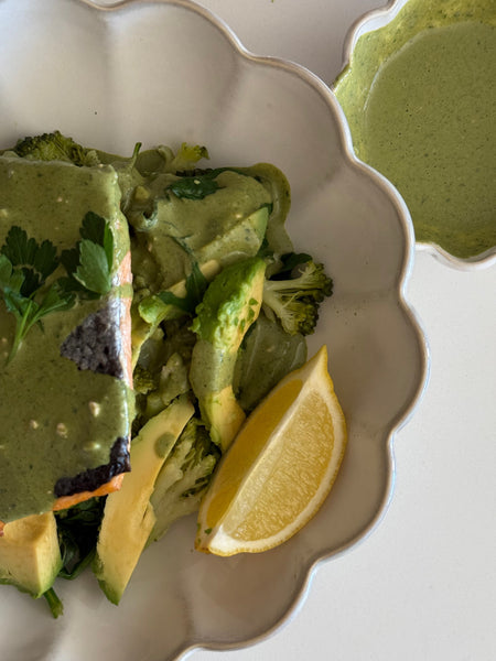 Hormone-Loving Salmon Green Goddess Salad: A Nourishing Recipe for Hormone Health & Fertility