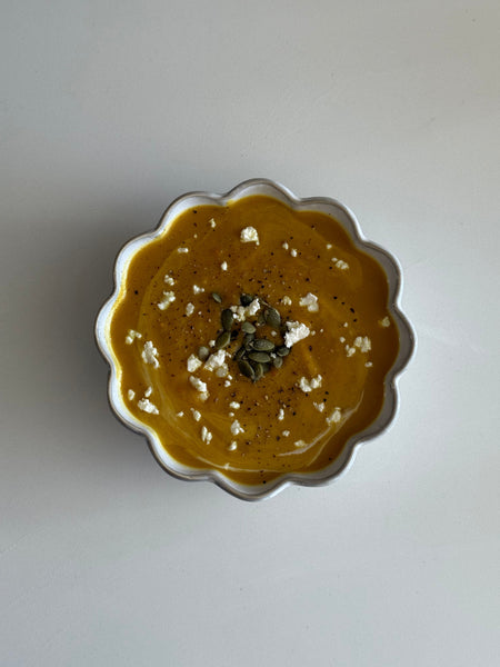Hormone-Loving Pumpkin & Sweet Potato Soup for Gut Health and Cycle Support