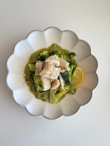 Green Goddess Basa Bowl: A Hormone-Loving Dinner for Skin, Gut and Cycle Health